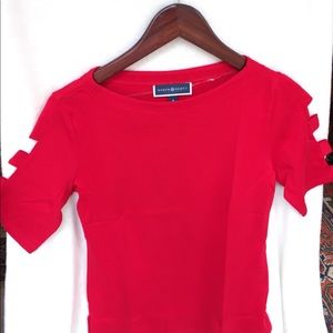 NEW Karen Scott cutout-sleeves top